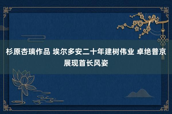 杉原杏璃作品 埃尔多安二十年建树伟业 卓绝普京展现首长风姿