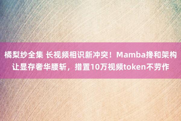 橘梨纱全集 长视频相识新冲突！Mamba搀和架构让显存奢华腰斩，措置10万视频token不劳作
